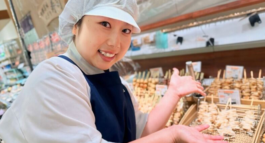 惣菜部門でのお仕事風景