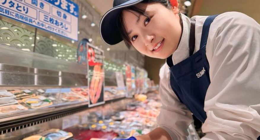 鮮魚部門のお仕事風景